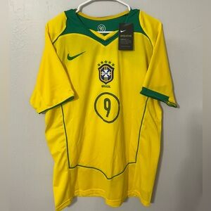 Brazil Men’s  Ronaldo 2004 Jersey Size Medium